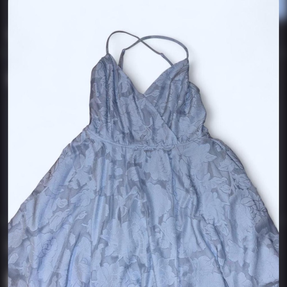 Trixxi Light Blue Floral Dress